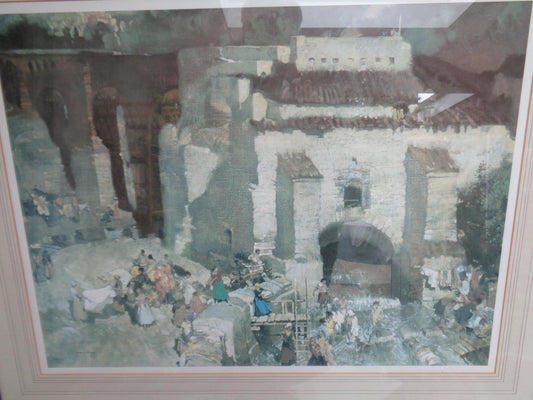 Sir William Russell Flint Limited Edition Print "Gipsy Festival of St Eulalia, Andalusia"