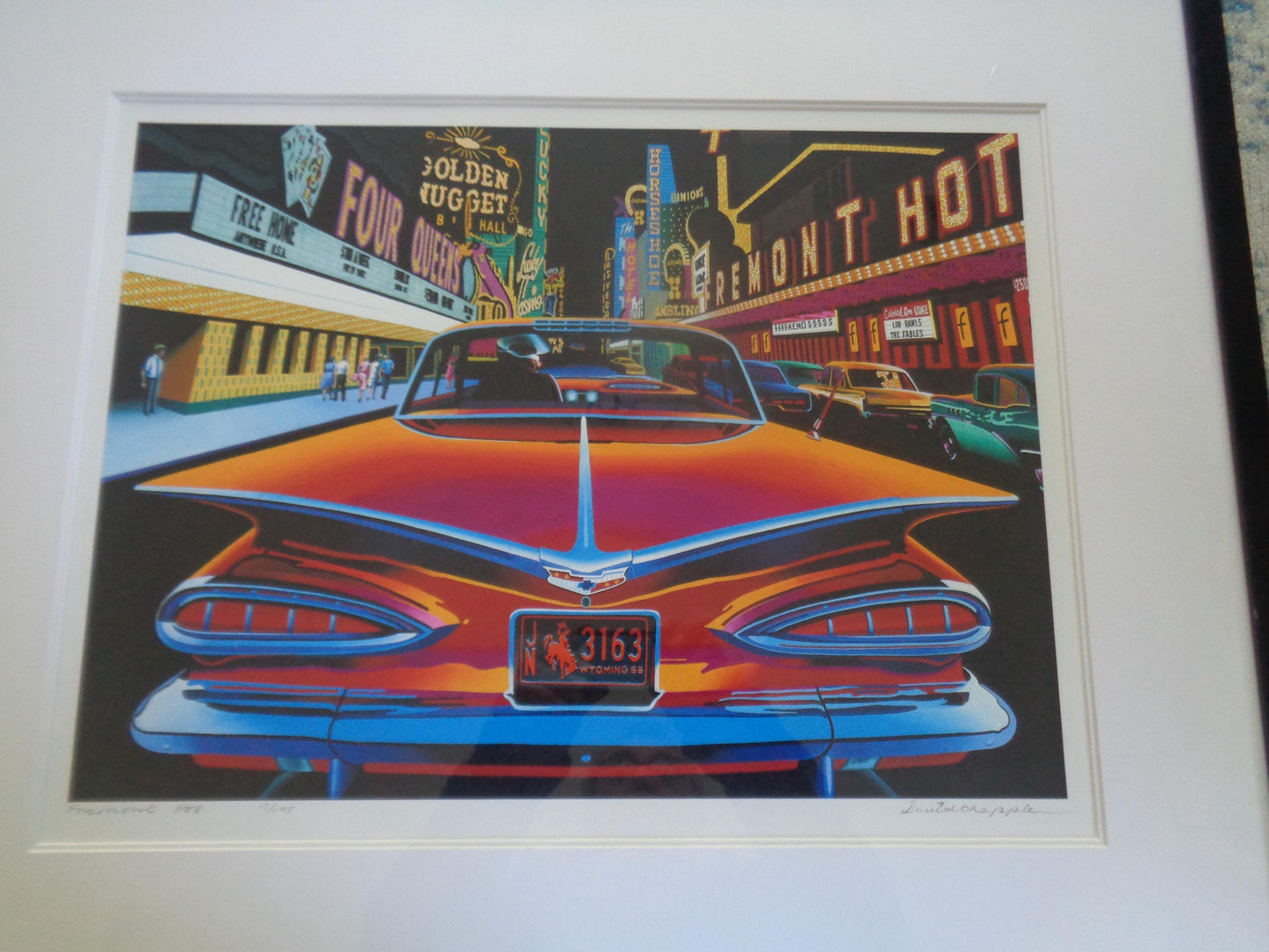 Fremont Hotel Limited Edition Print 13/195 signed David Chapple