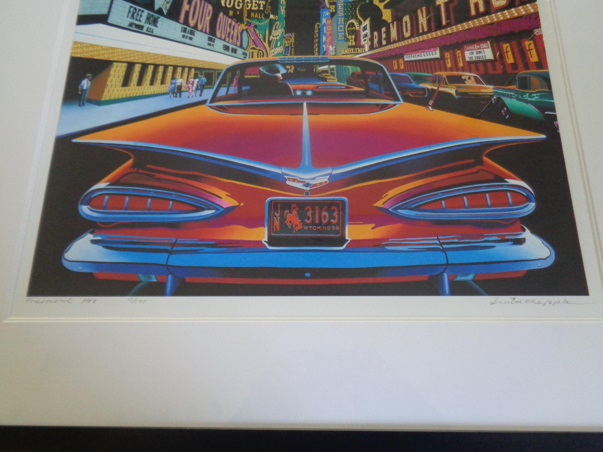 Fremont Hotel Limited Edition Print 13/195 signed David Chapple