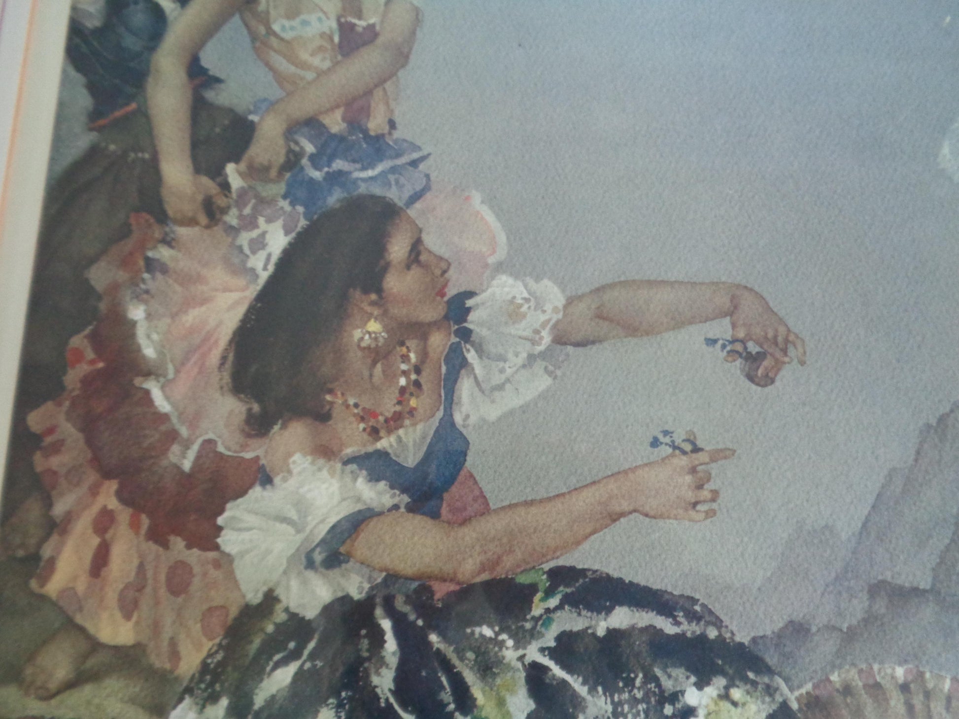 Sir William Russell Flint Signed Limited Edition Print " Danza Montana "