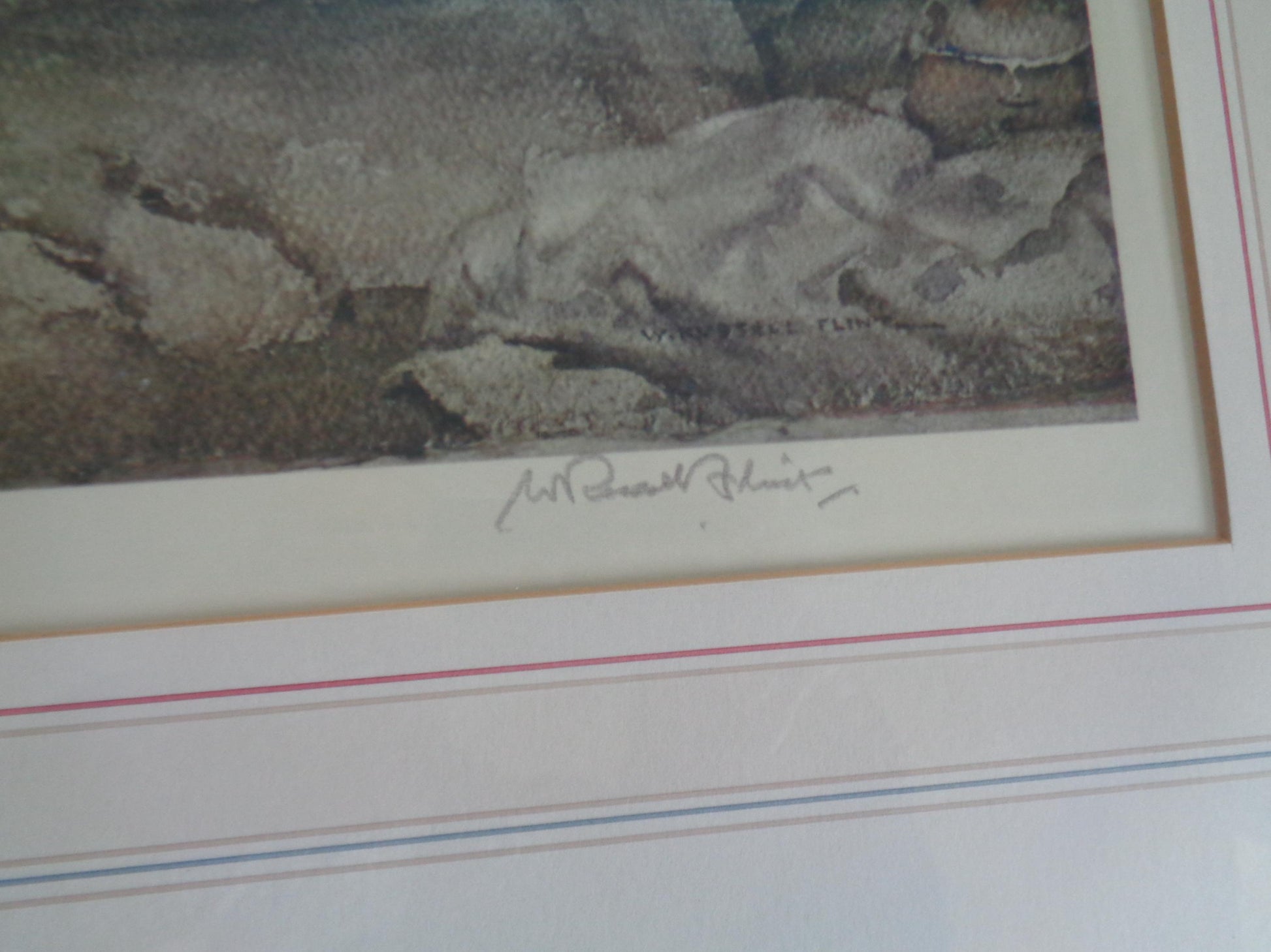 Sir William Russell Flint Signed Limited Edition Print " Danza Montana "