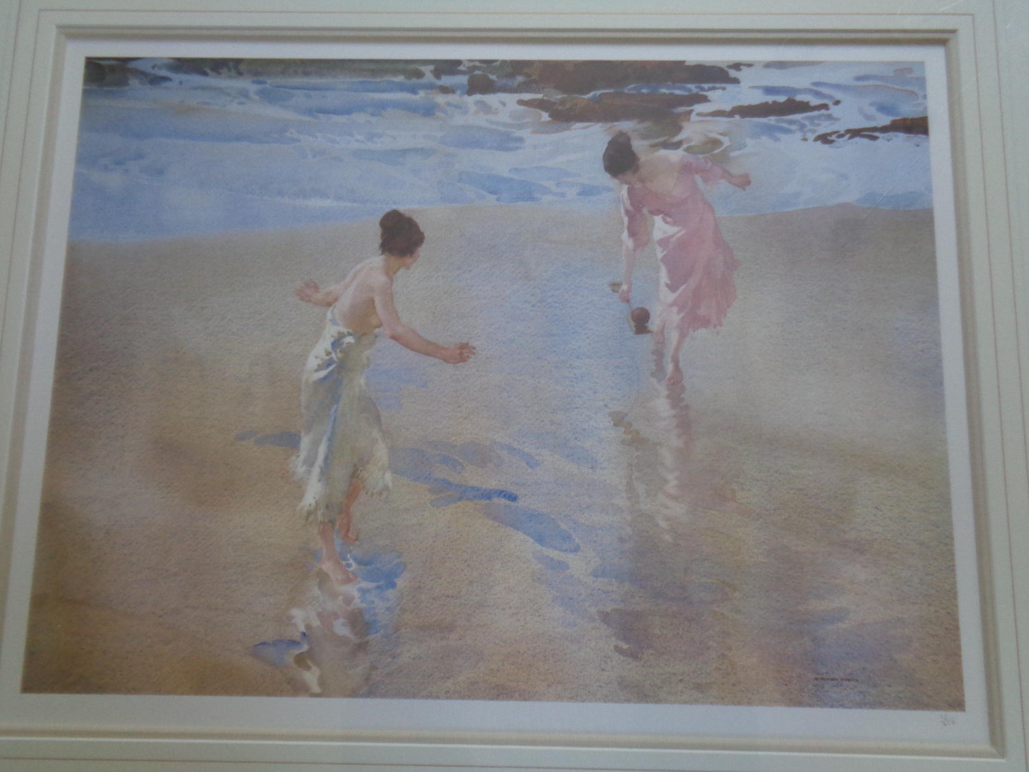 Sir William Russell Flint Limited Edition Print "The Beach Game"