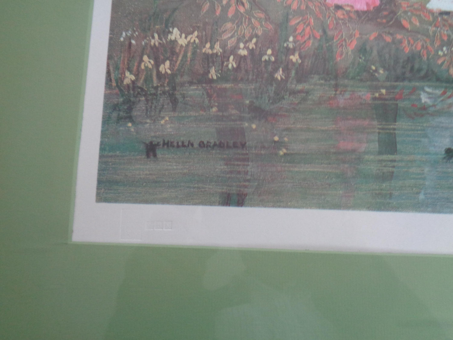 Helen Bradley Signed Print "On a Lovely Summers Day"