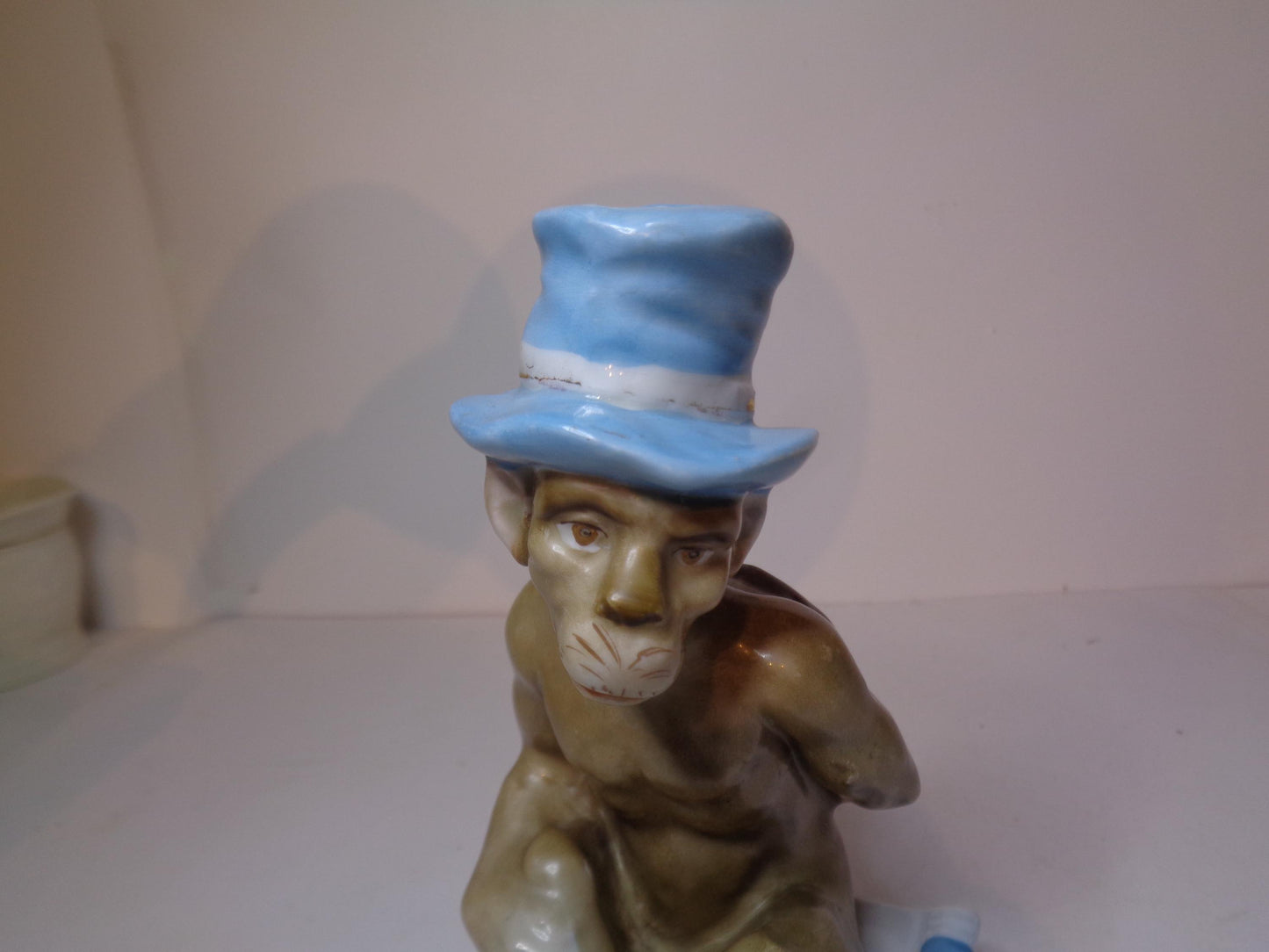 Monkey "Go to Bed" Antique Chamberstick