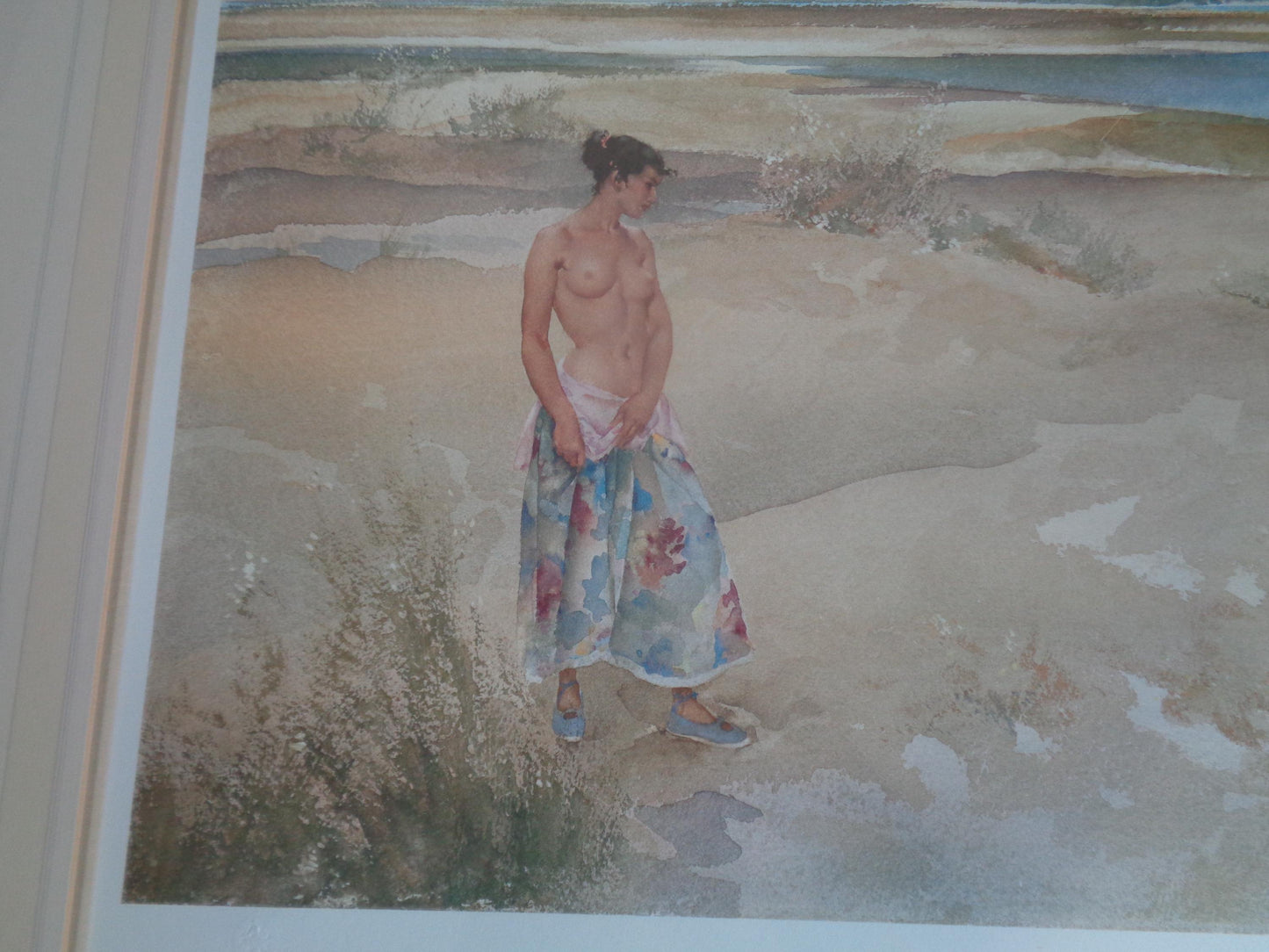 Sir William Russell Flint Limited Edition Print "Carlotta on the Loire"