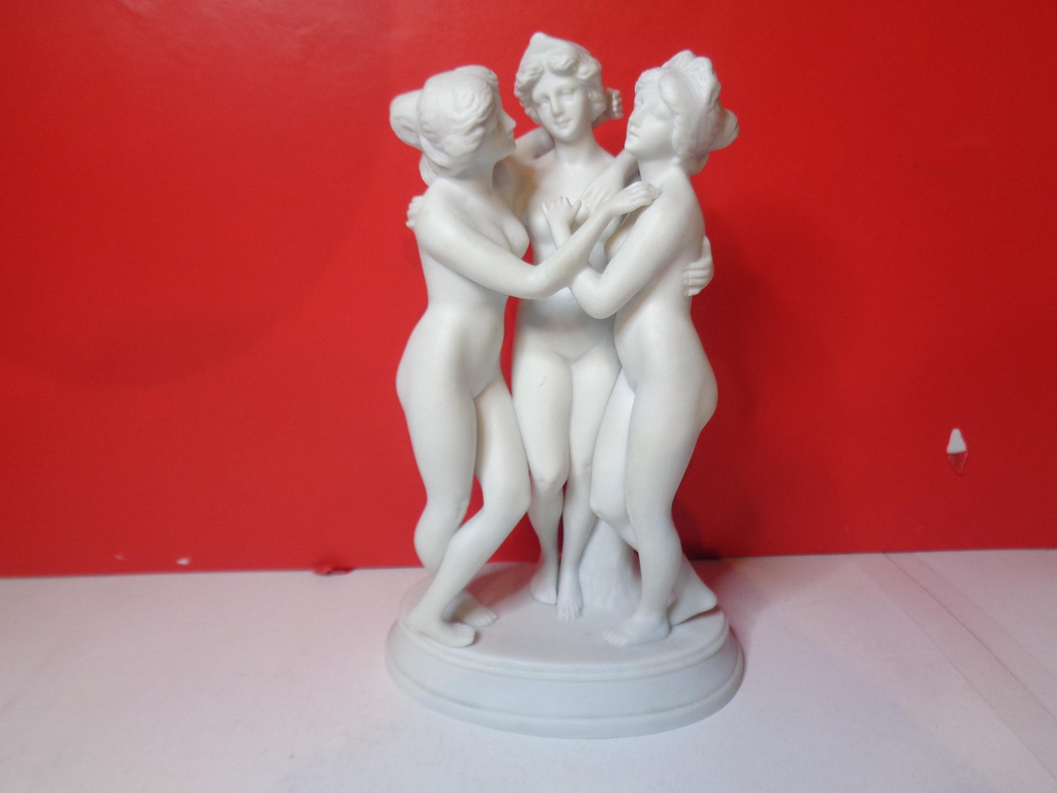 Continental Parian Ware Figure of The Three Graces