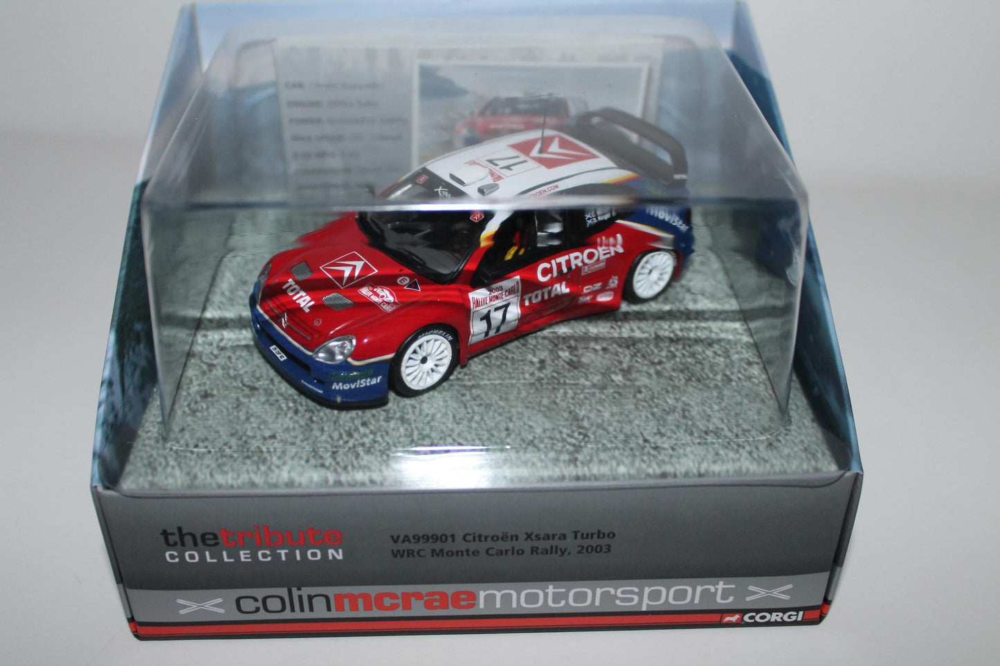 CORGI Colin McRae Motorsport VA99901 Citroën Xsara Turbo WRC Monte Carlo Rally, 2003