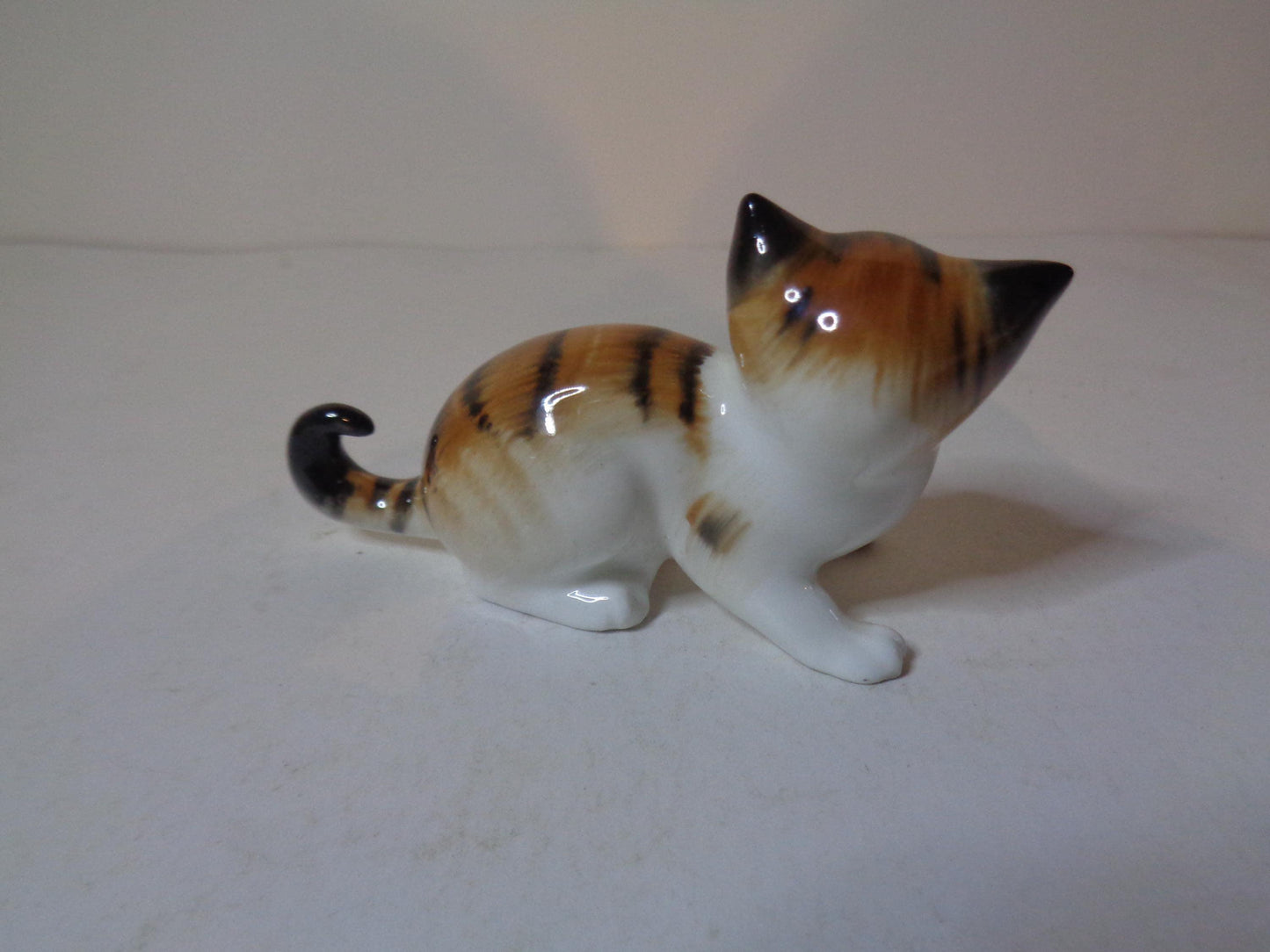 Royal Doulton Calico Kitten Looking Up HN 2584 Miniature