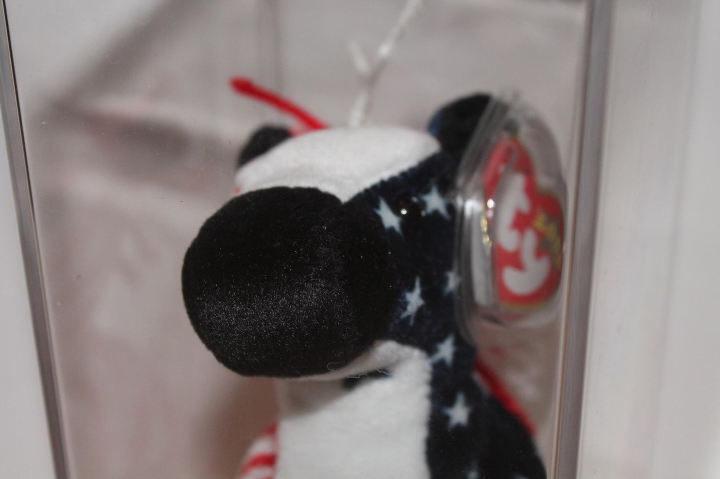 Ty Lefty 2000™ Beanie baby in storage box