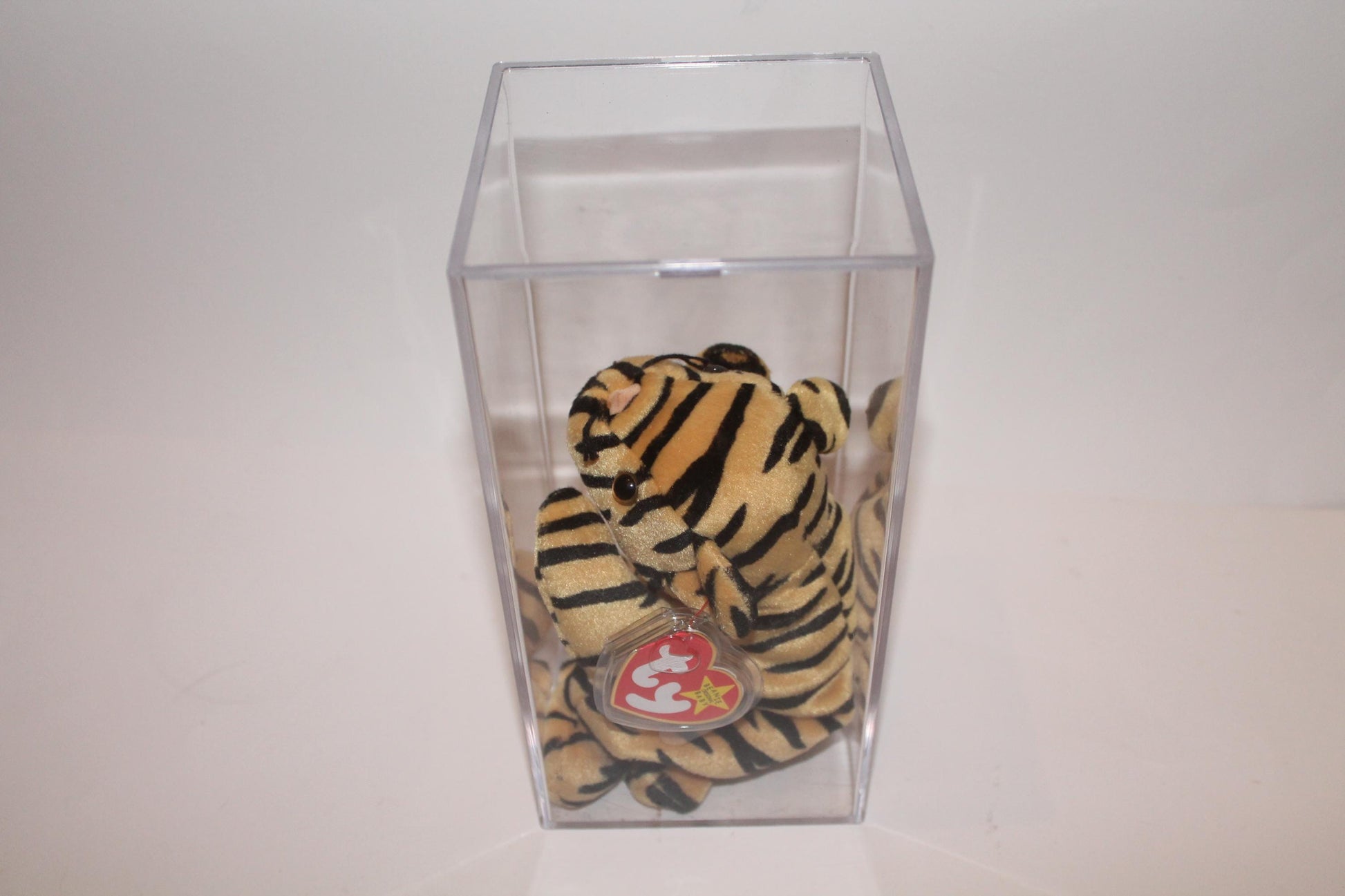 Ty Stripes™ Beanie baby in storage box