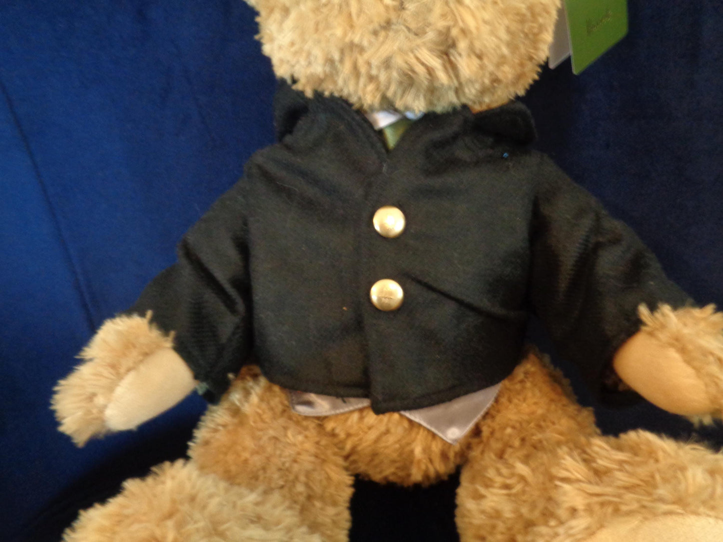 Harrods The Annual Bear for 2010 with jacket, waistcoat, shirt and tie