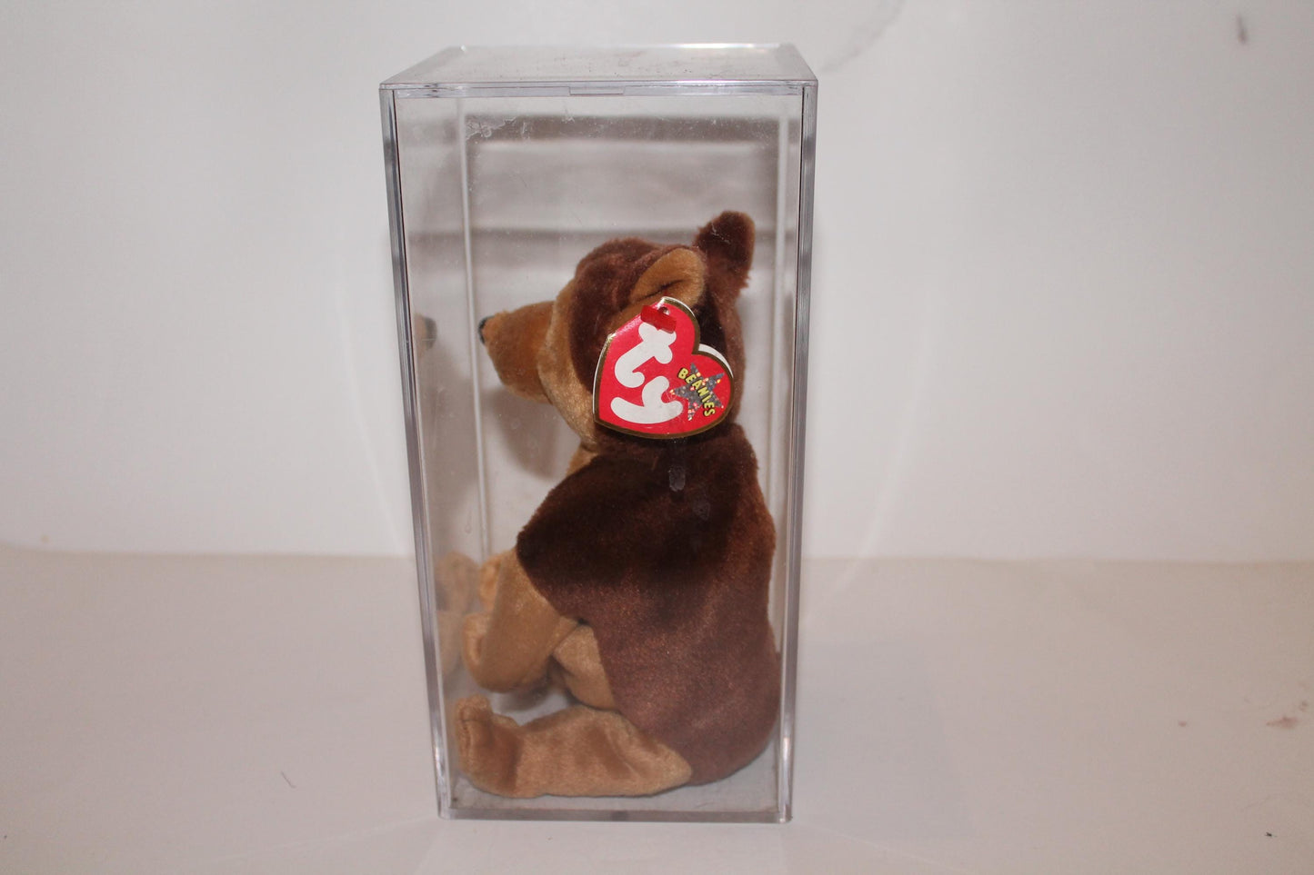 Ty Courage™ Beanie baby in storage box