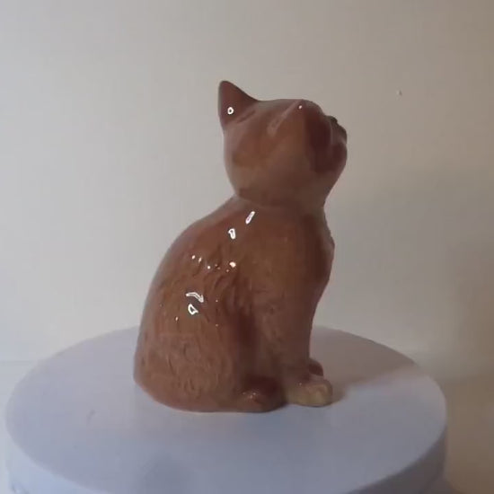 Beswick Seated Ginger Persian Kitten number 1886