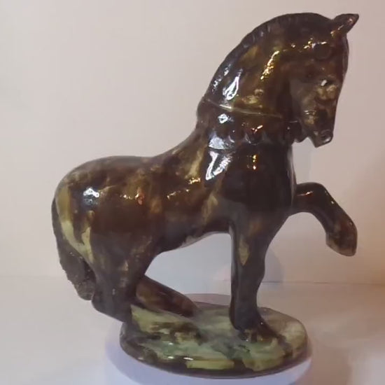 Paula Humphris Pottery Horse 1980's Polperro